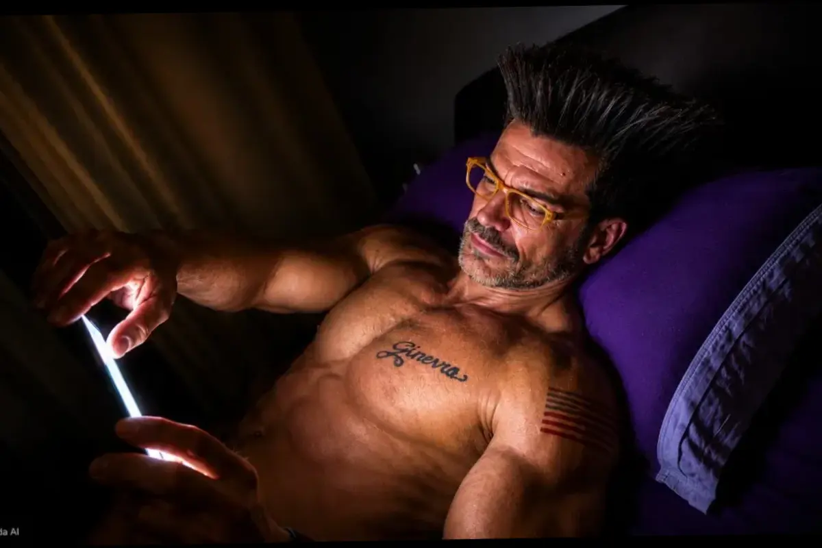 Gino Capon pasto post workout a casa — mass phase fotorealistico